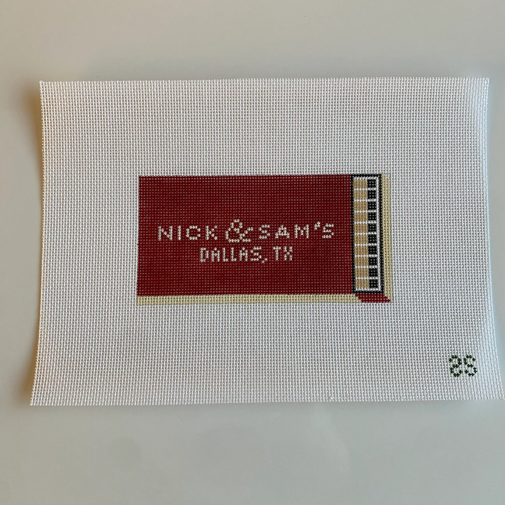 Nick & Sam's Matchbook Canvas