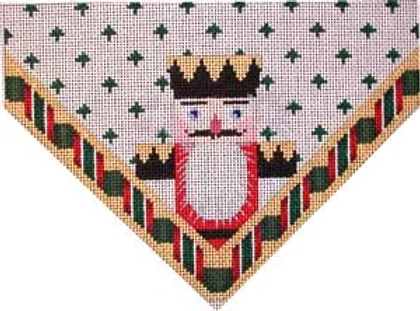 Nutcracker King Stocking Topper Canvas