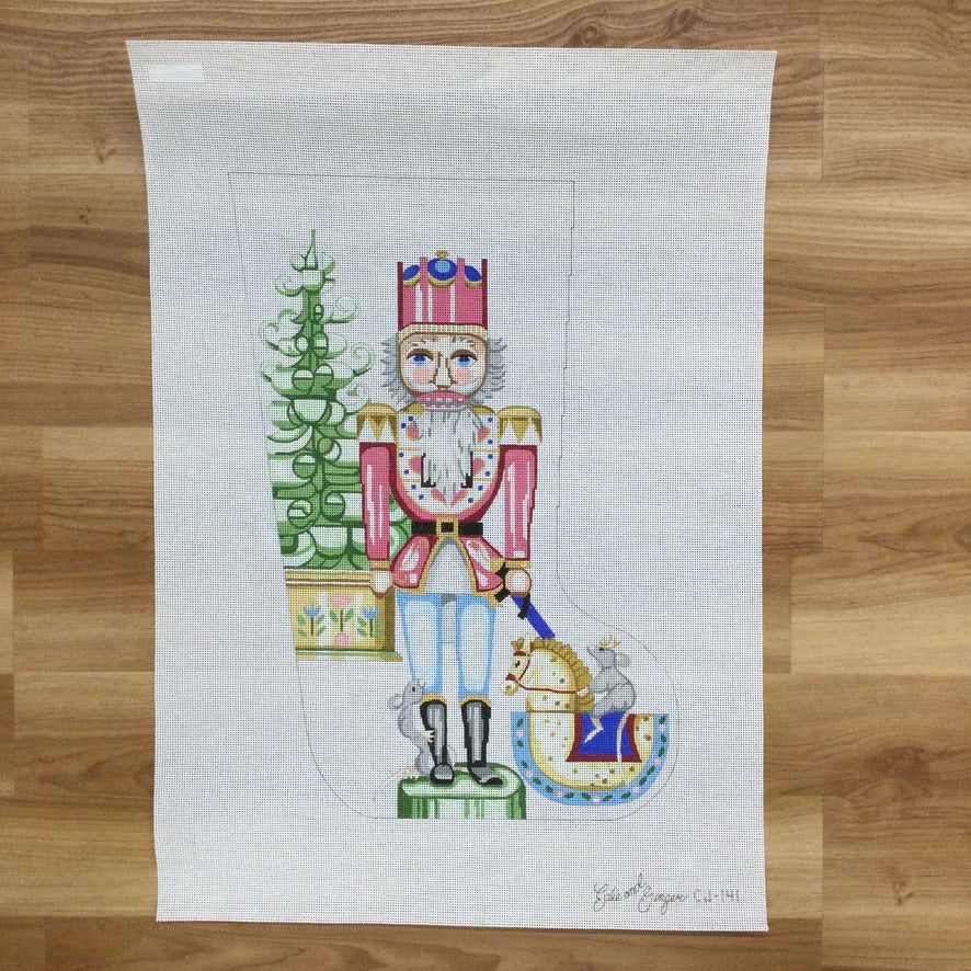 Nutcracker Stocking Canvas
