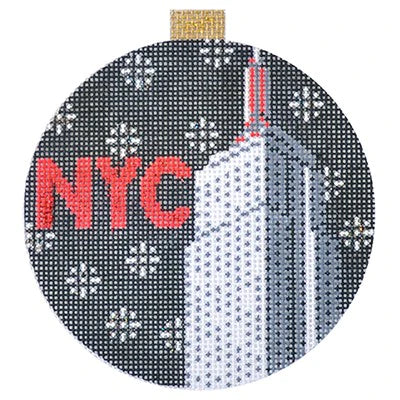 NYC Empire State Building Needlepoint Canvas