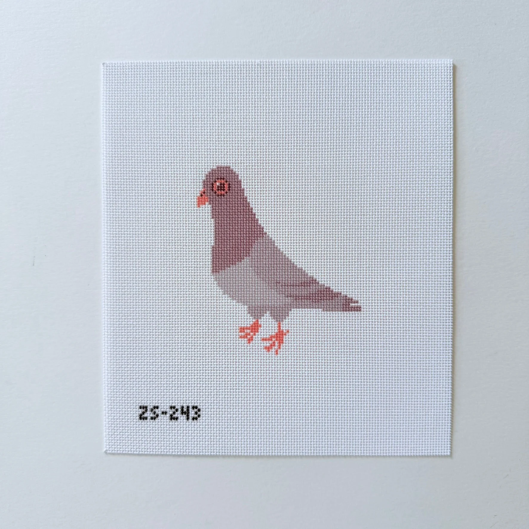 NYC Pigeon Needlepoint Canvas