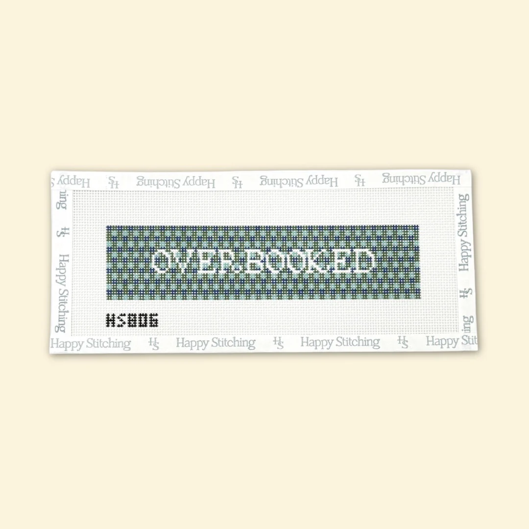 "Overbooked" Happy Stitching All-In-One Bookmark Kit - Image 3
