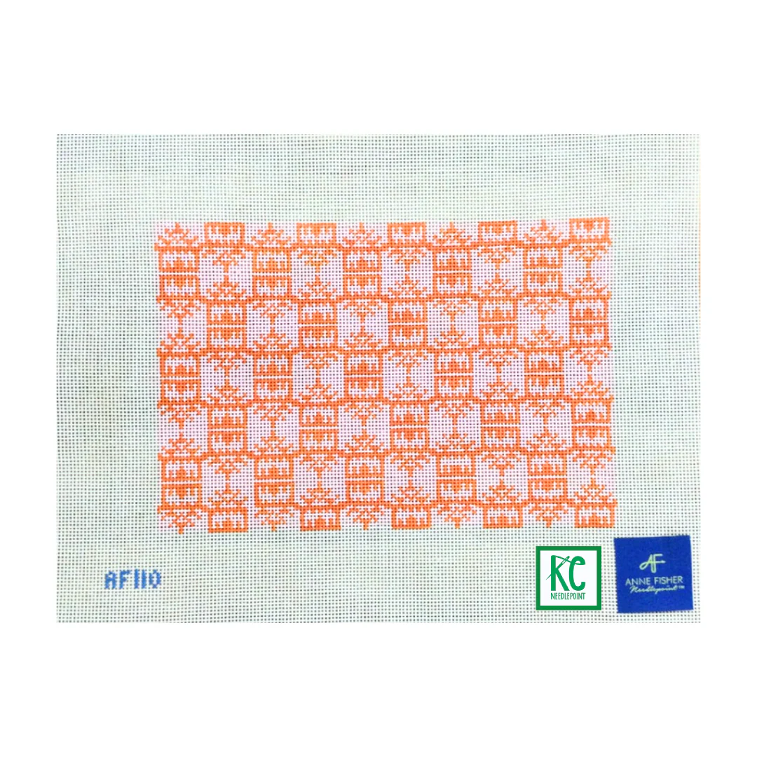 Pagoda Print Clutch Canvas - Image 2