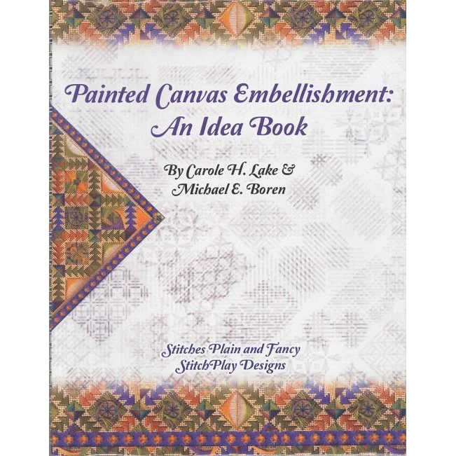 Painted Canvas Embellishment Book