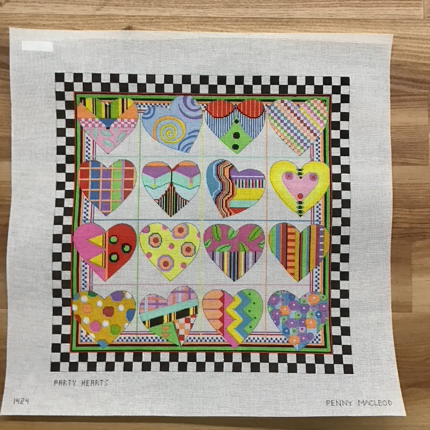 Party Hearts Canvas