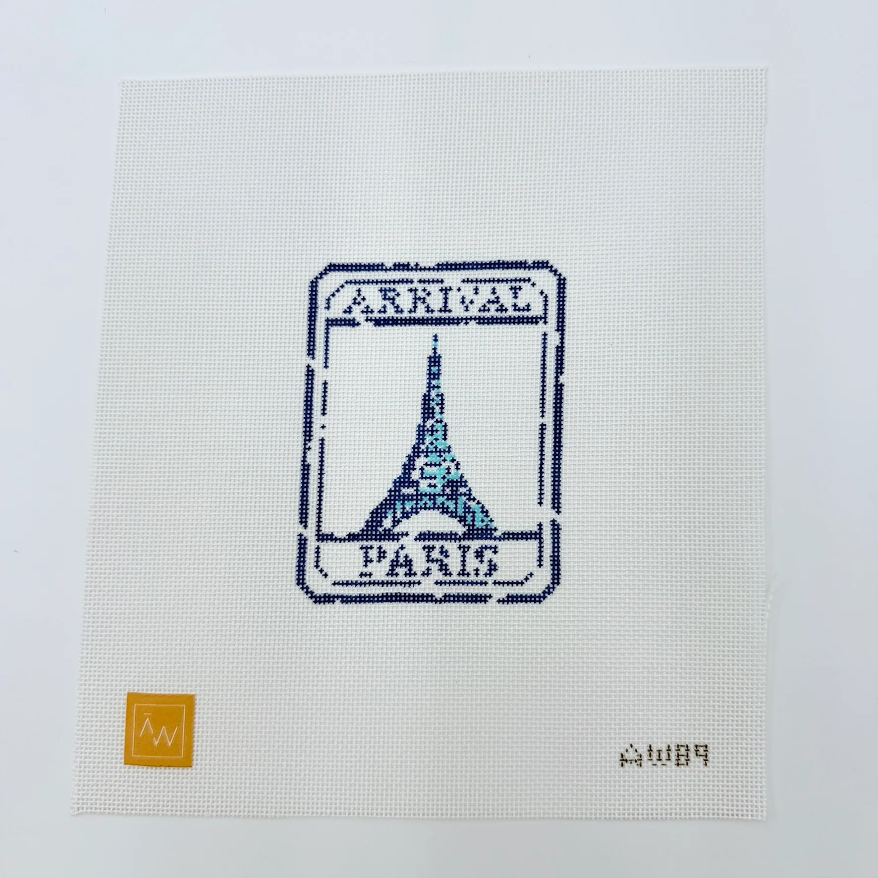 Passport Stamp-Paris Canvas