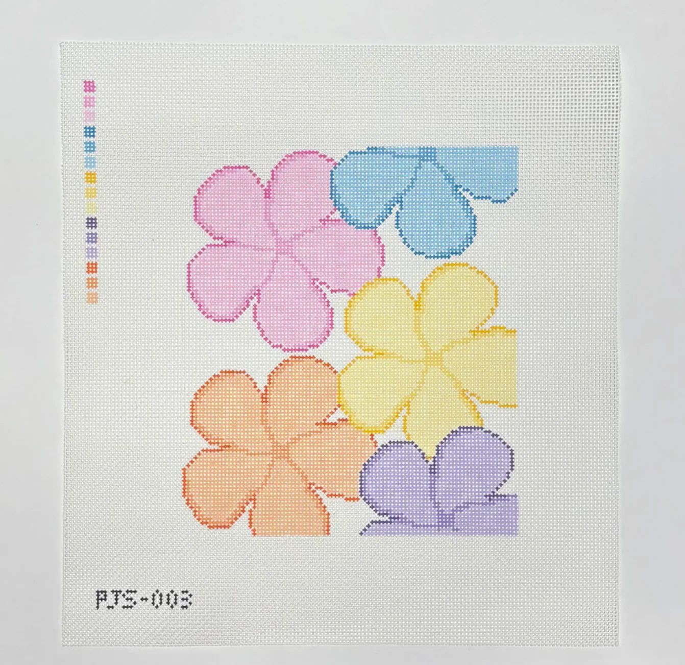 Pastel Plumerias Canvas