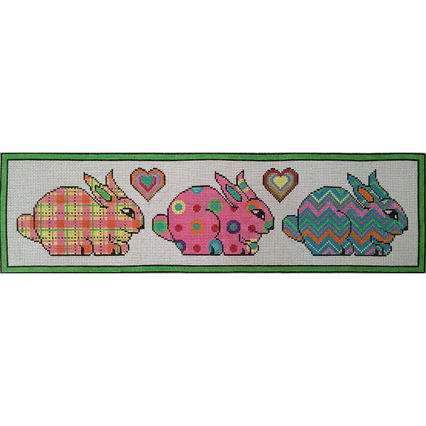 Patterned Bunnies Canvas