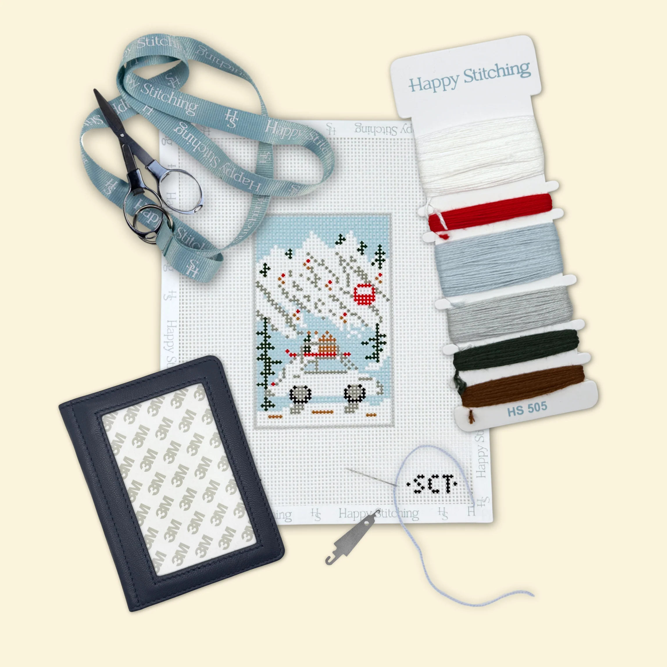 "Peak Season" Happy Stitching All-In-One Passport Case Kit