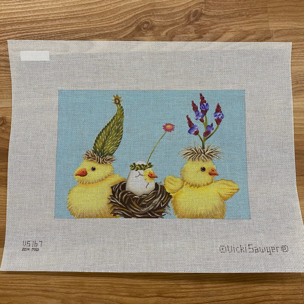 Peep, Peep and Peeper Needlepoint Canvas