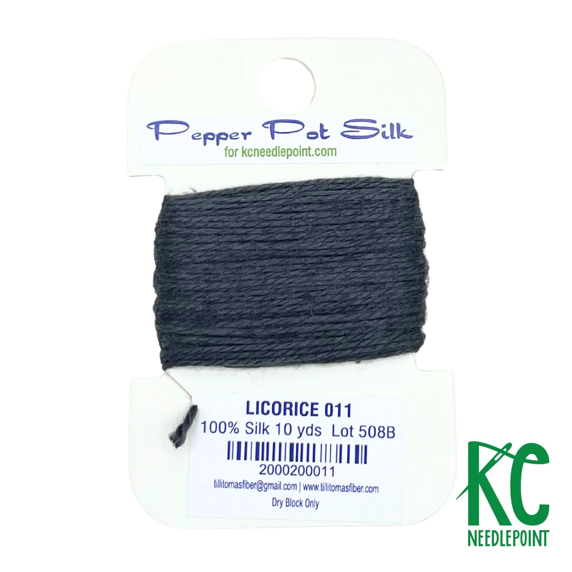 Pepper Pot Silk Card 011 Licorice