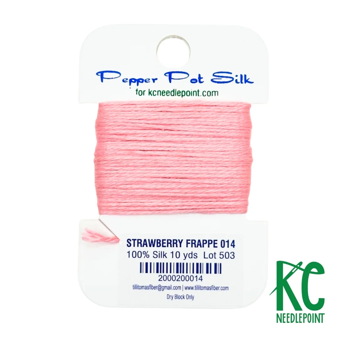 Pepper Pot Silk Card 014 Strawberry Frappe