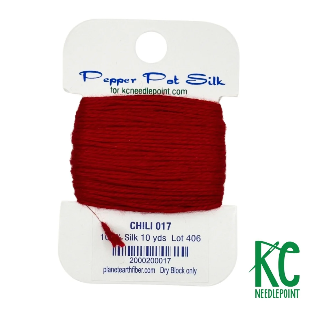 Pepper Pot Silk Card 017 Chili