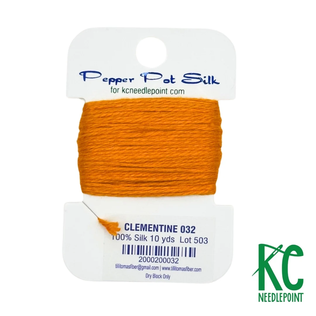 Pepper Pot Silk Card 032 Clementine