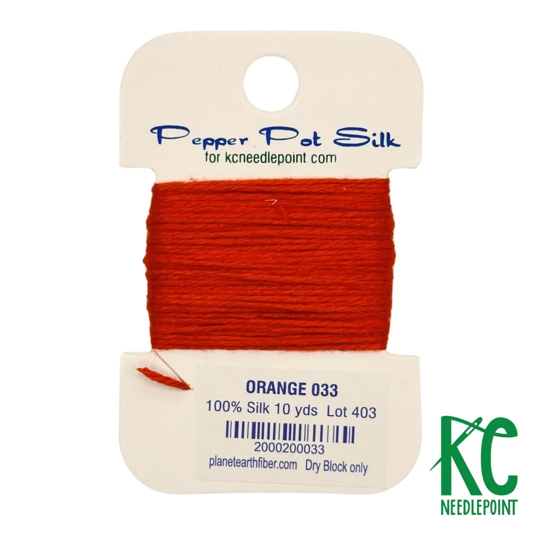 Pepper Pot Silk Card 033 Orange