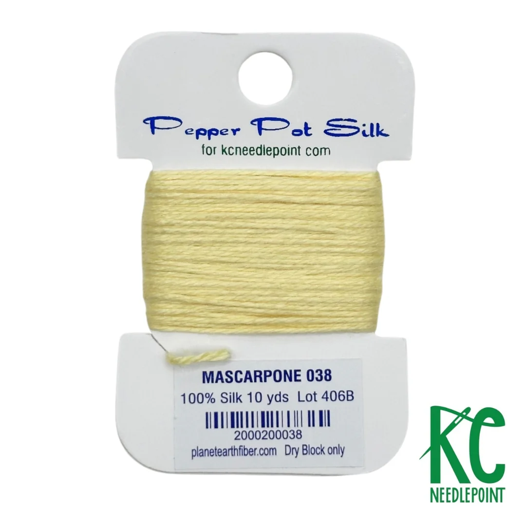 Pepper Pot Silk Card 038 Mascarpone