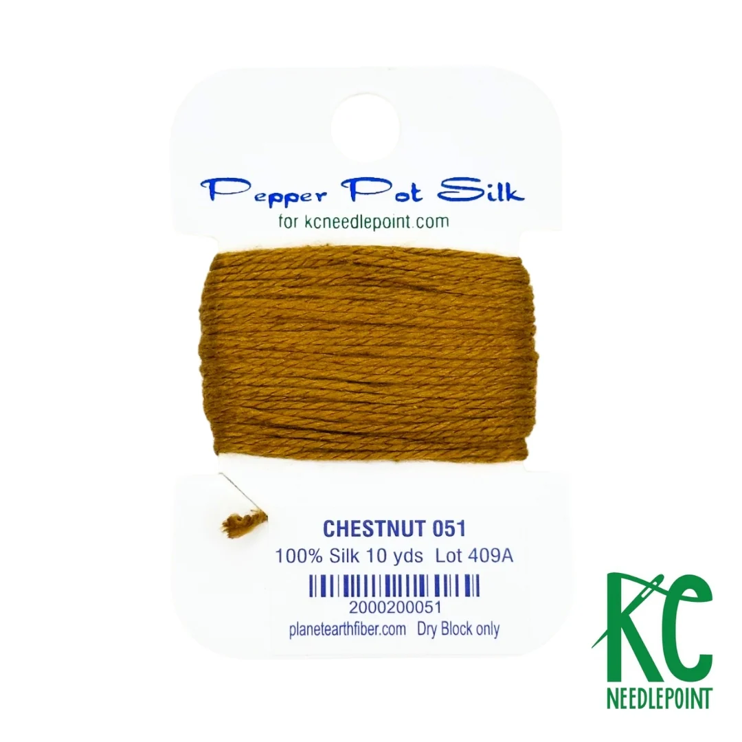 Pepper Pot Silk Card 051 Chestnut