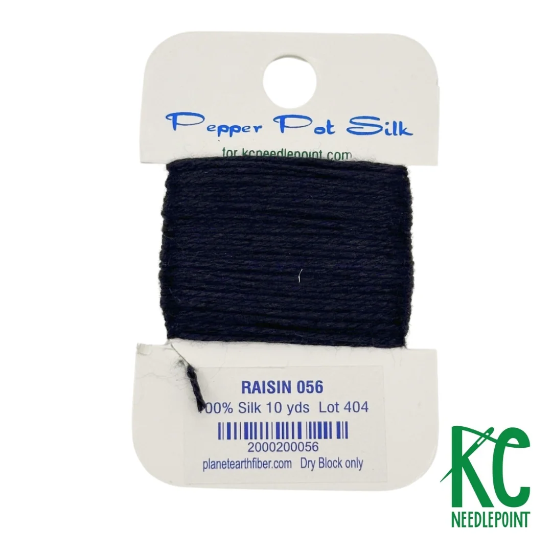 Pepper Pot Silk Card 056 Raisin