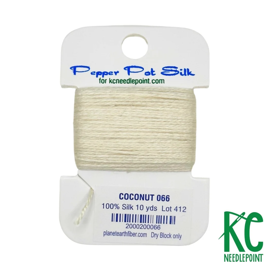 Pepper Pot Silk Card 066 Coconut