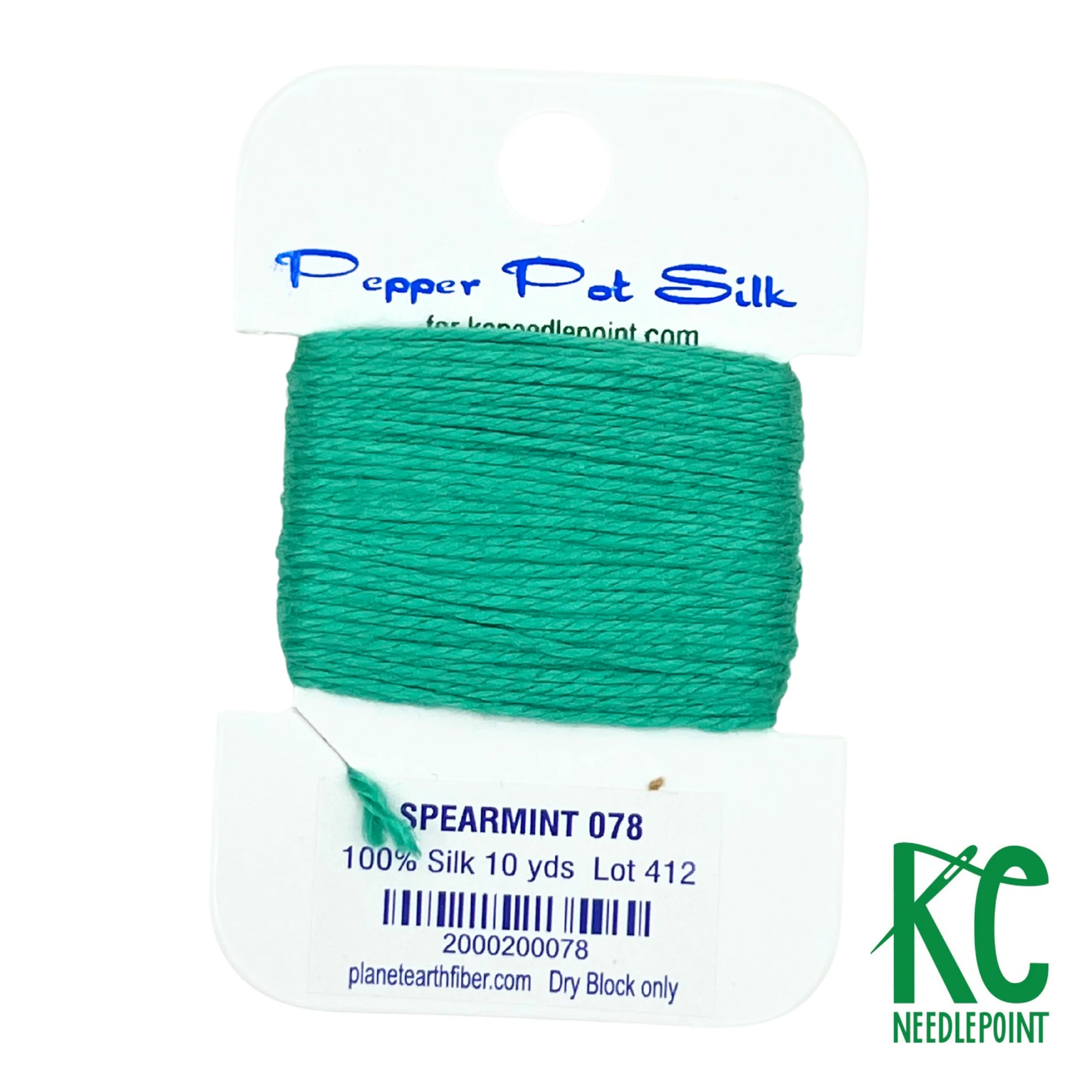Pepper Pot Silk Card 078 Spearmint
