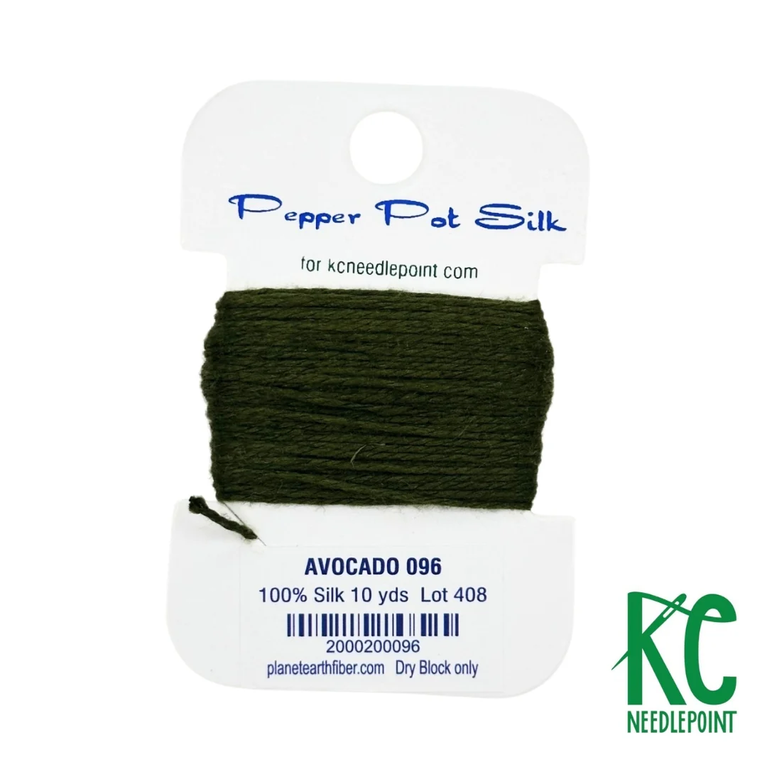 Pepper Pot Silk Card 096 Avocado