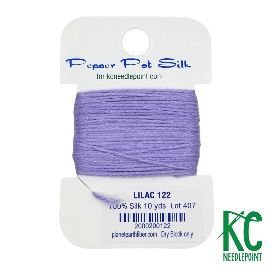 Pepper Pot Silk Card 122 Lilac