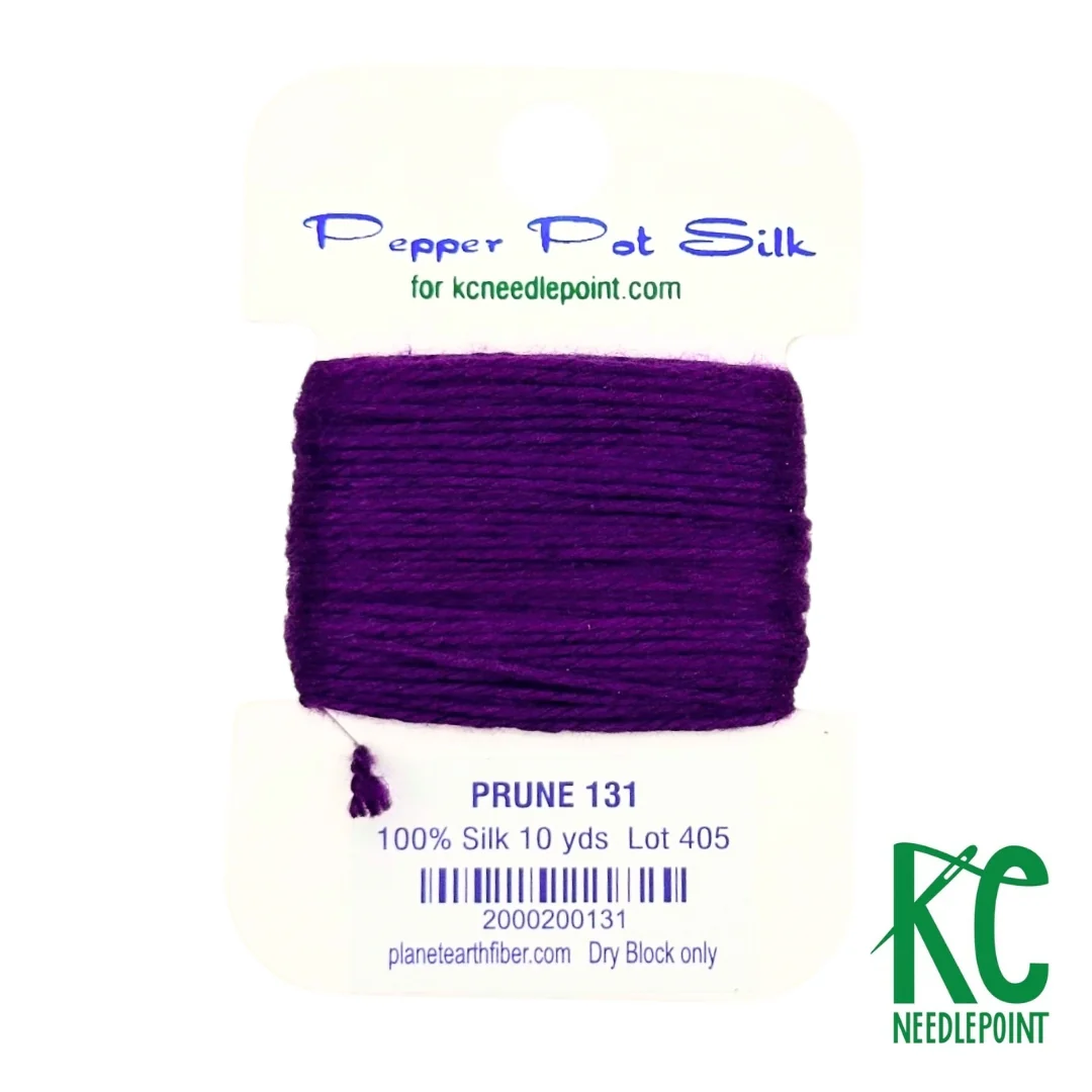 Pepper Pot Silk Card 131 Prune