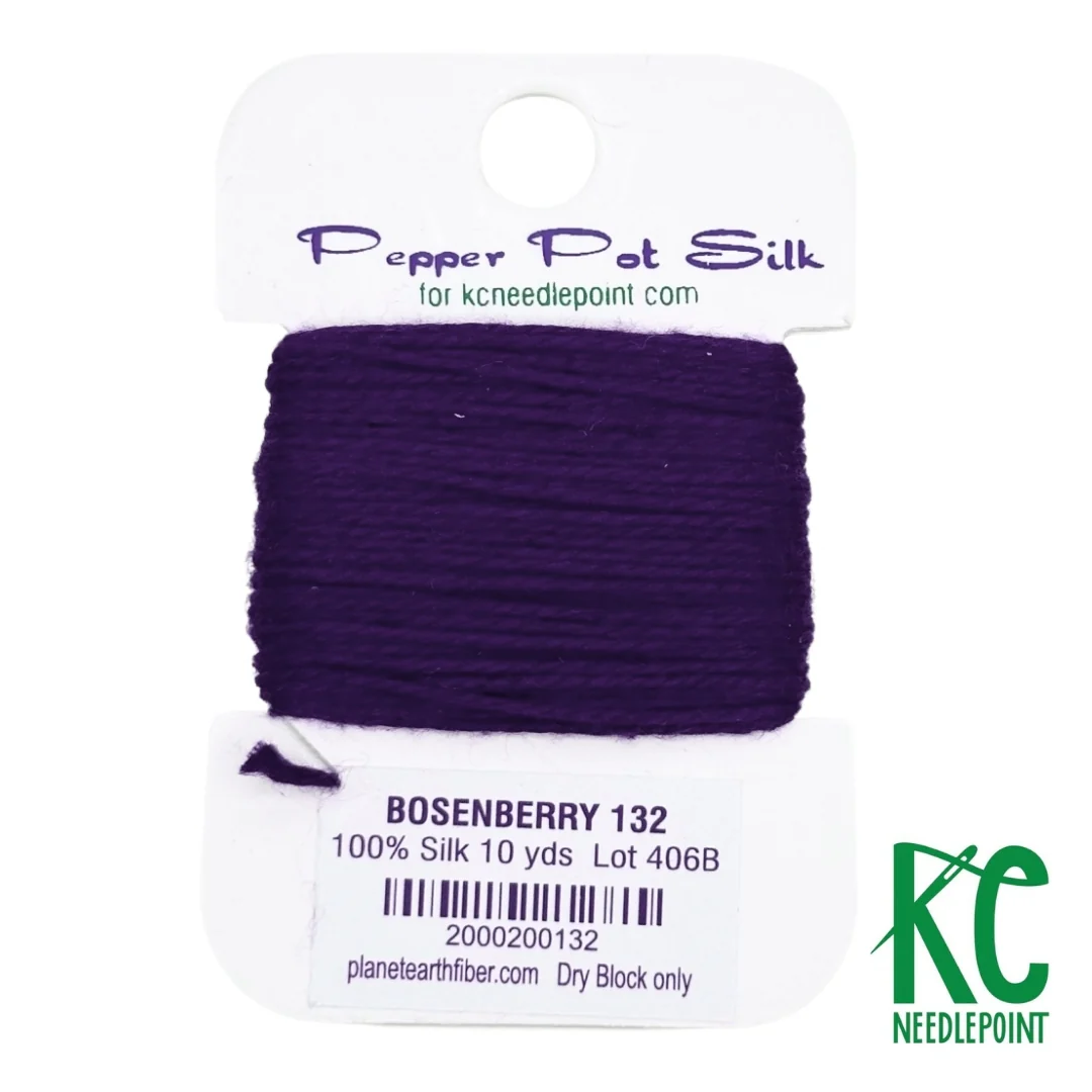 Pepper Pot Silk Card 132 Boysenberry
