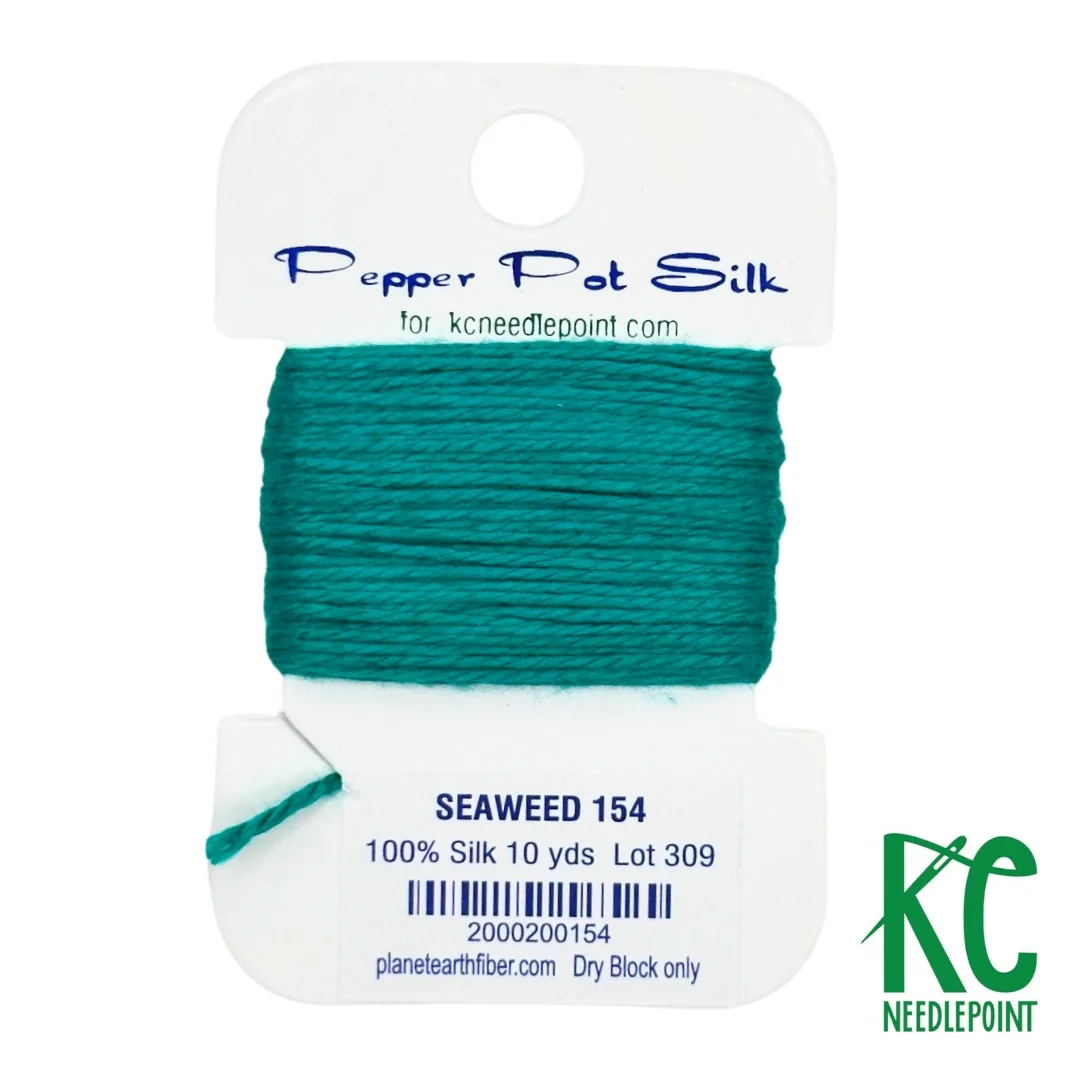 Pepper Pot Silk Card 154 Seaweed