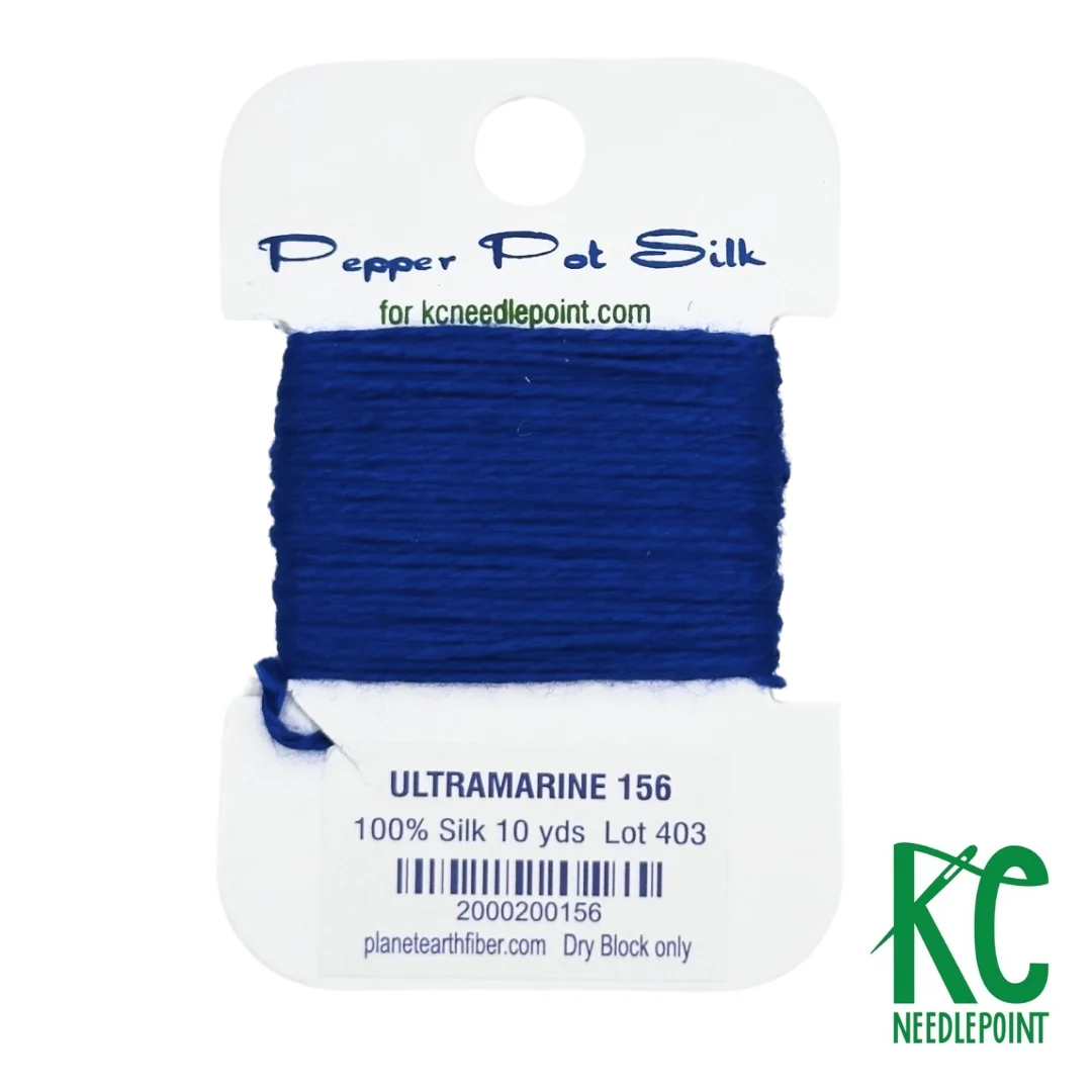 Pepper Pot Silk Card 156 Ultra-Marine