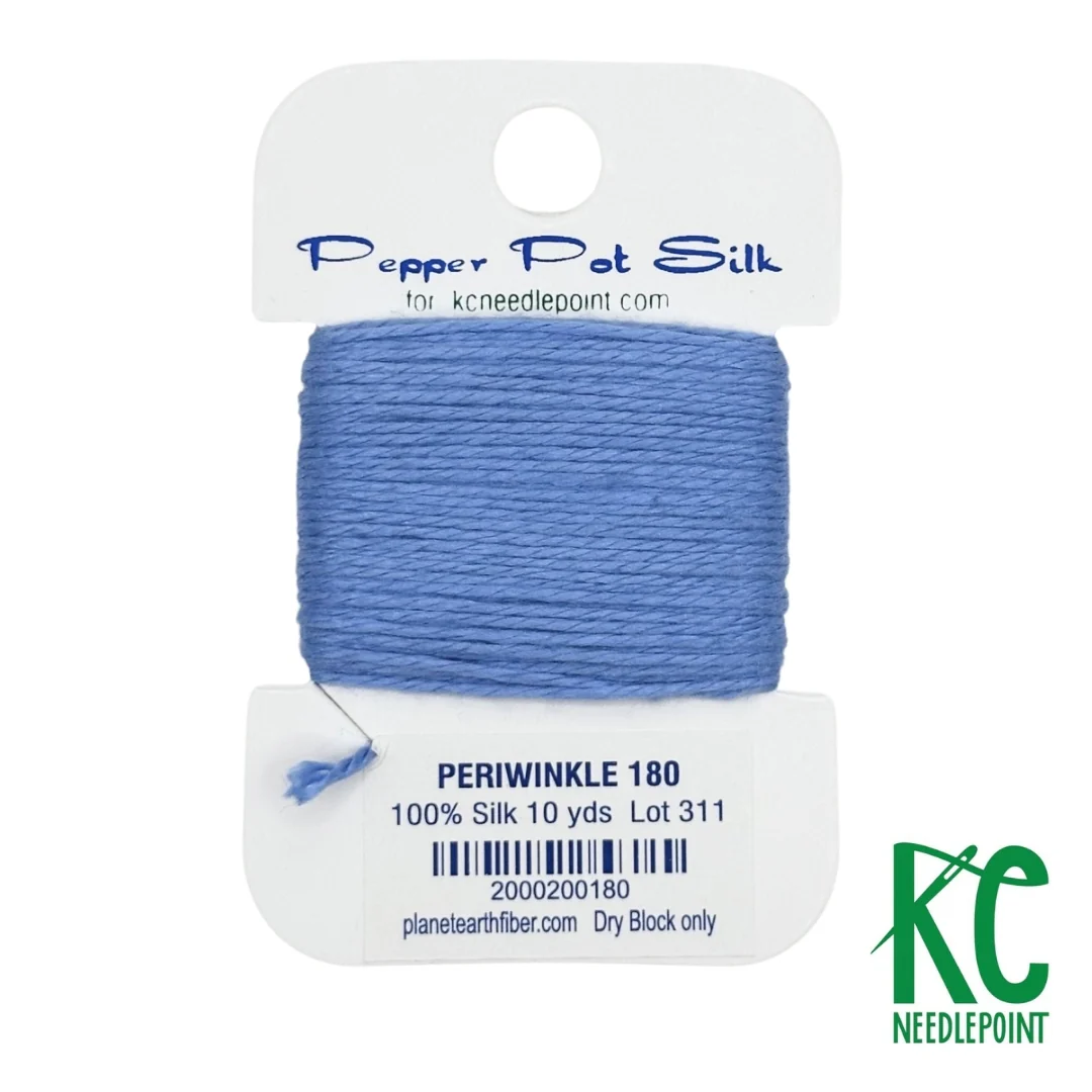 Pepper Pot Silk Card 180 Periwinkle