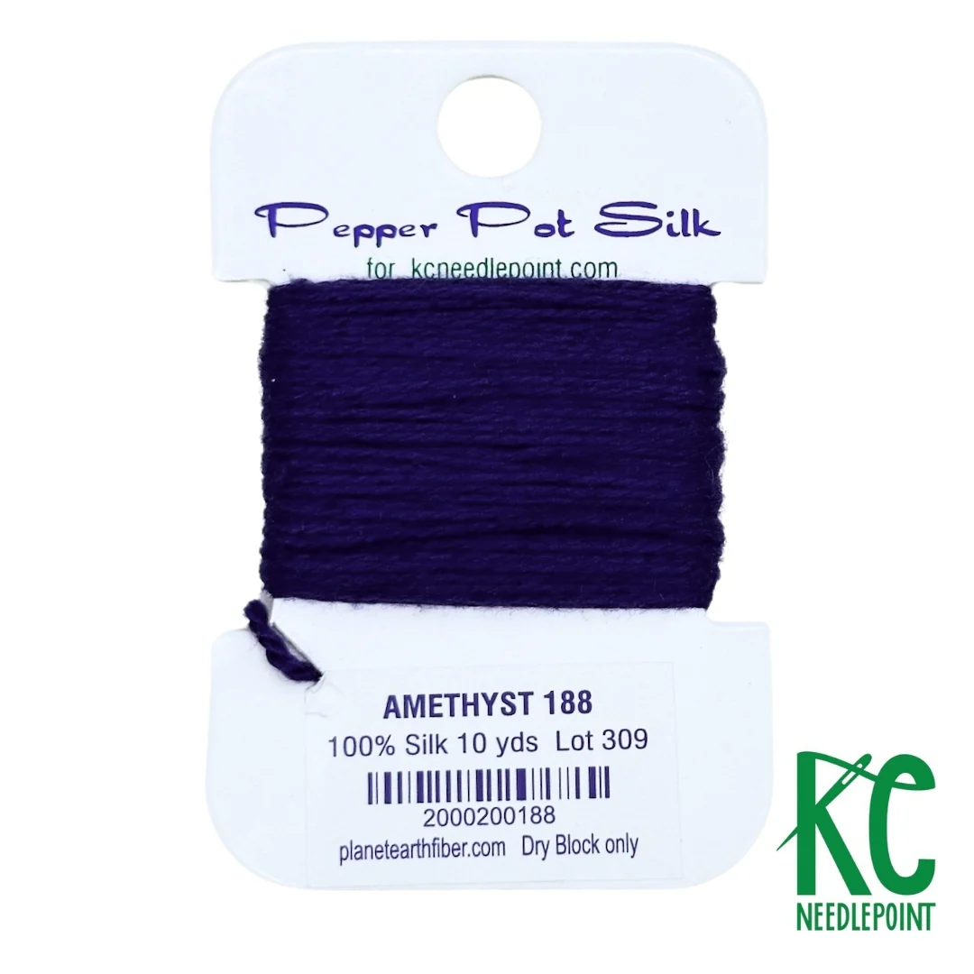 Pepper Pot Silk Card 188 Amethyst