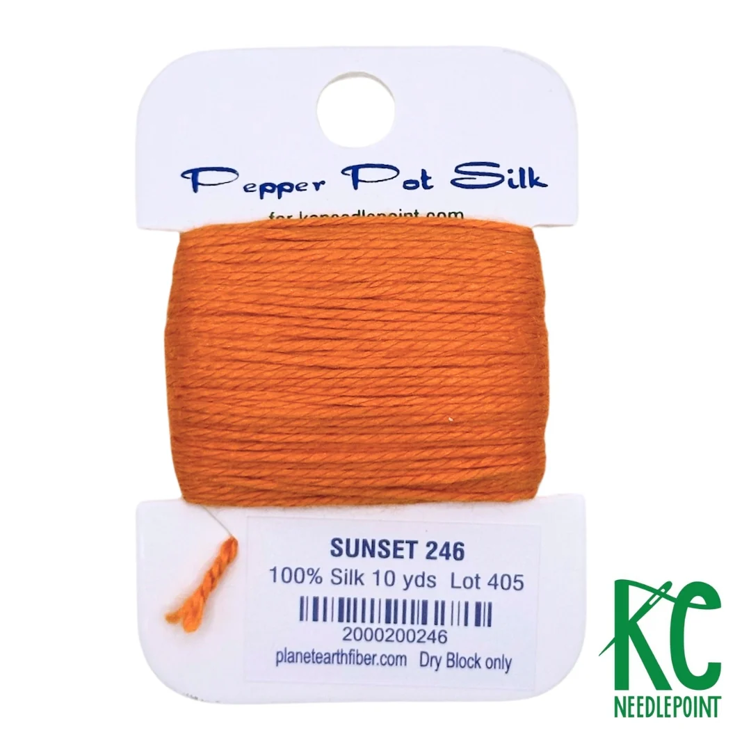Pepper Pot Silk Card 246 Sunset