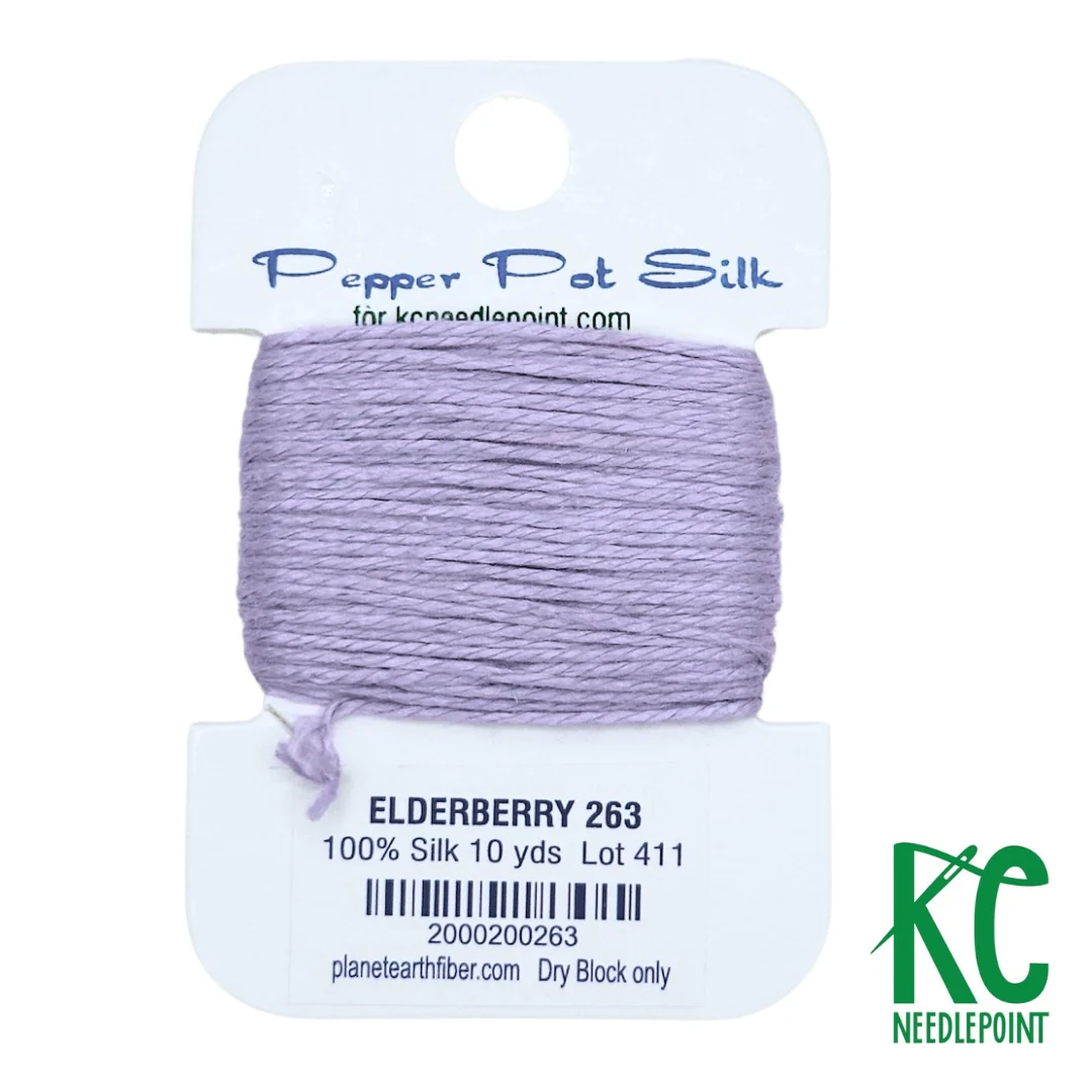 Pepper Pot Silk Card 263 Elderberry