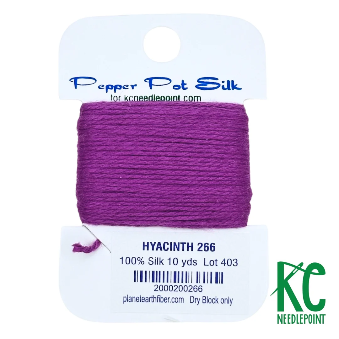Pepper Pot Silk Card 266 Hyacinth