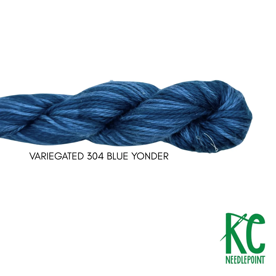 Pepper Pot Silk Variegated Skein 304 Blue Yonder
