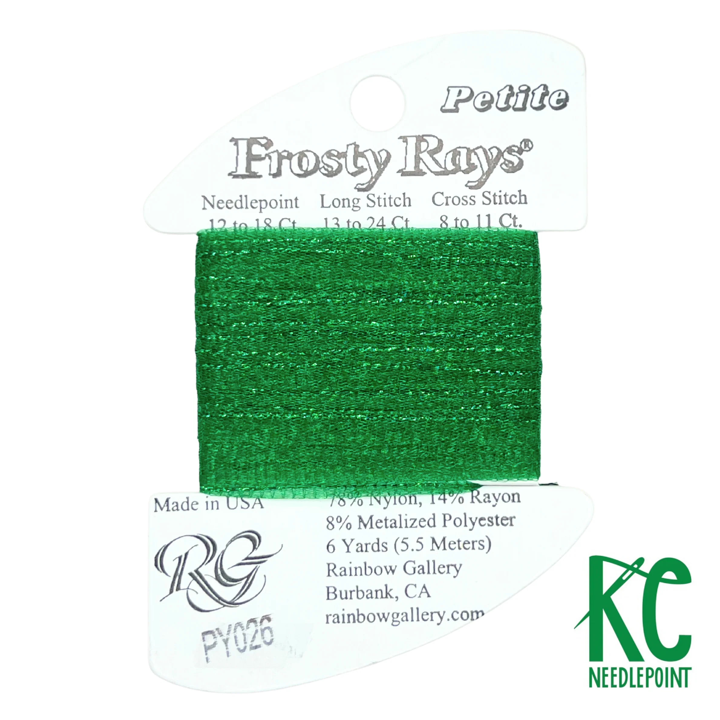 Petite Frosty Rays PY026 Christmas Green
