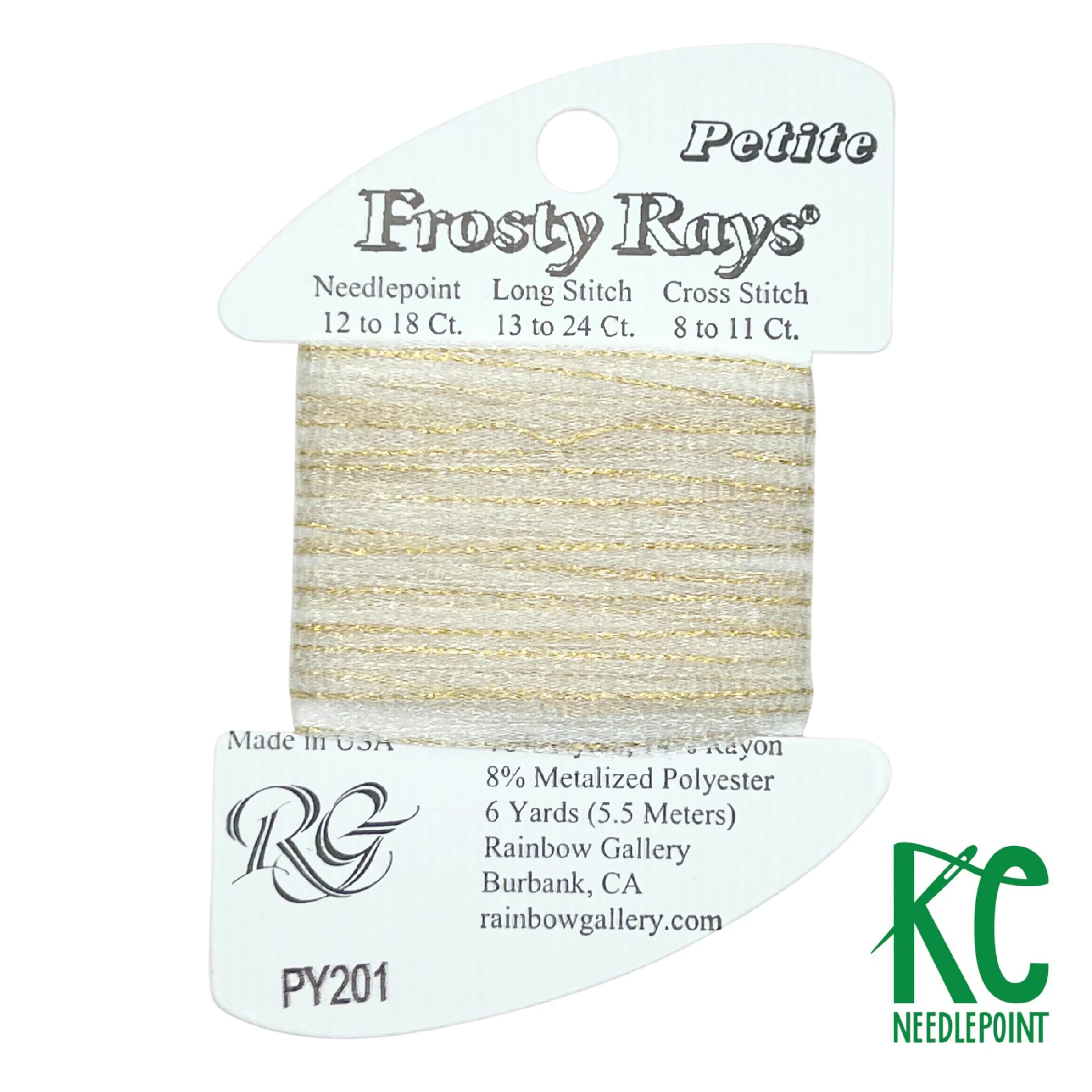 Petite Frosty Rays PY201 Pale Gold