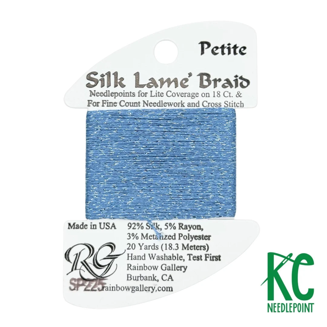 Petite Silk Lamé Braid SP225 Forever Blue
