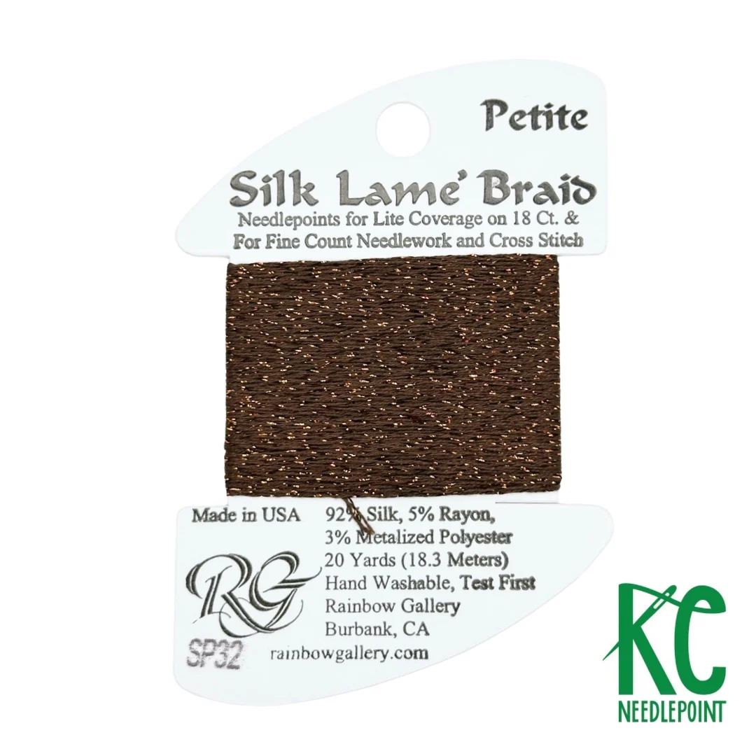Petite Silk Lamé Braid SP32 Coffee