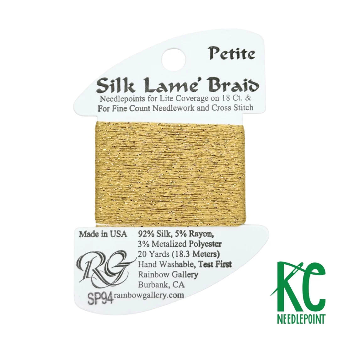 Petite Silk Lamé Braid SP94 True Gold