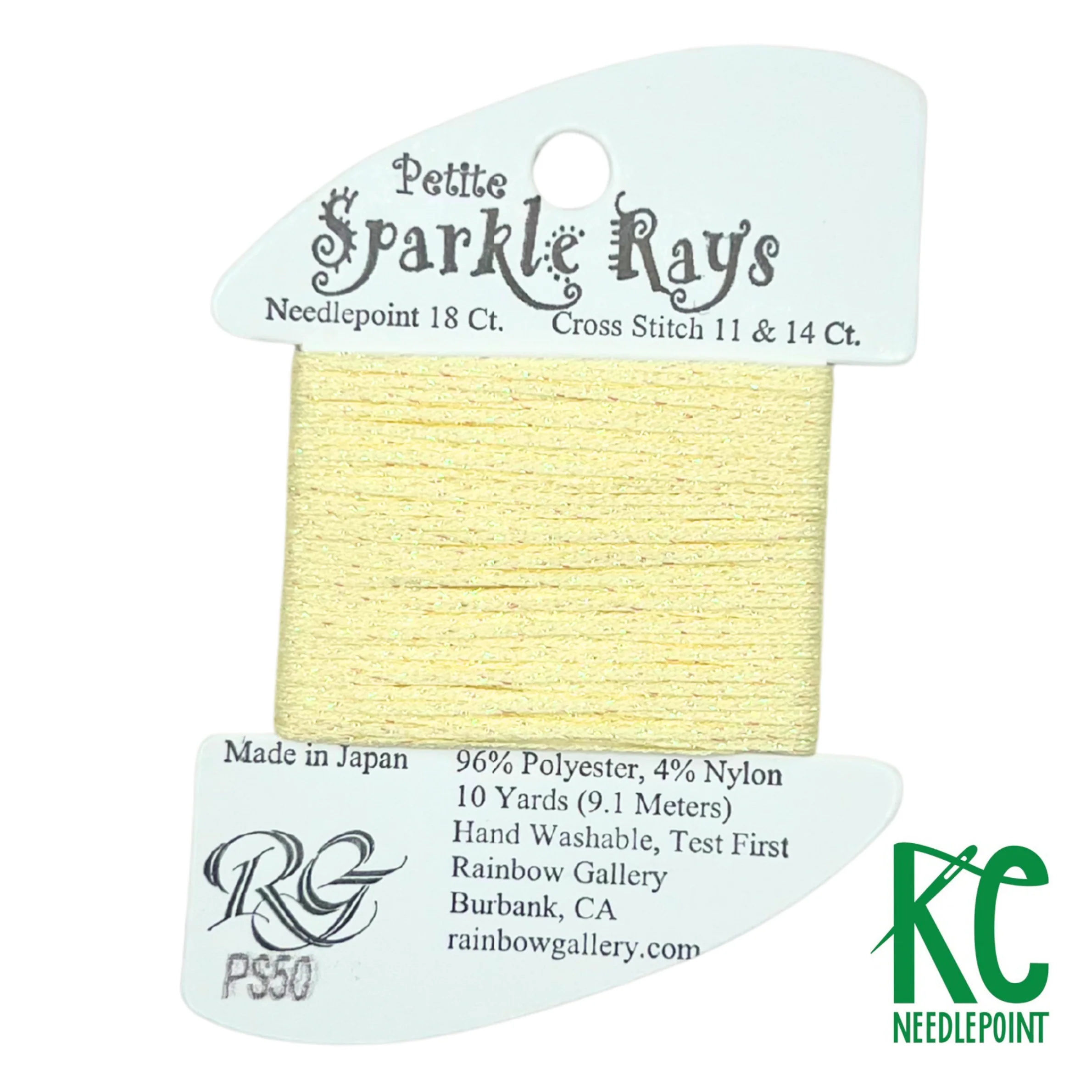 Petite Sparkle Rays PS50 Pale Yellow