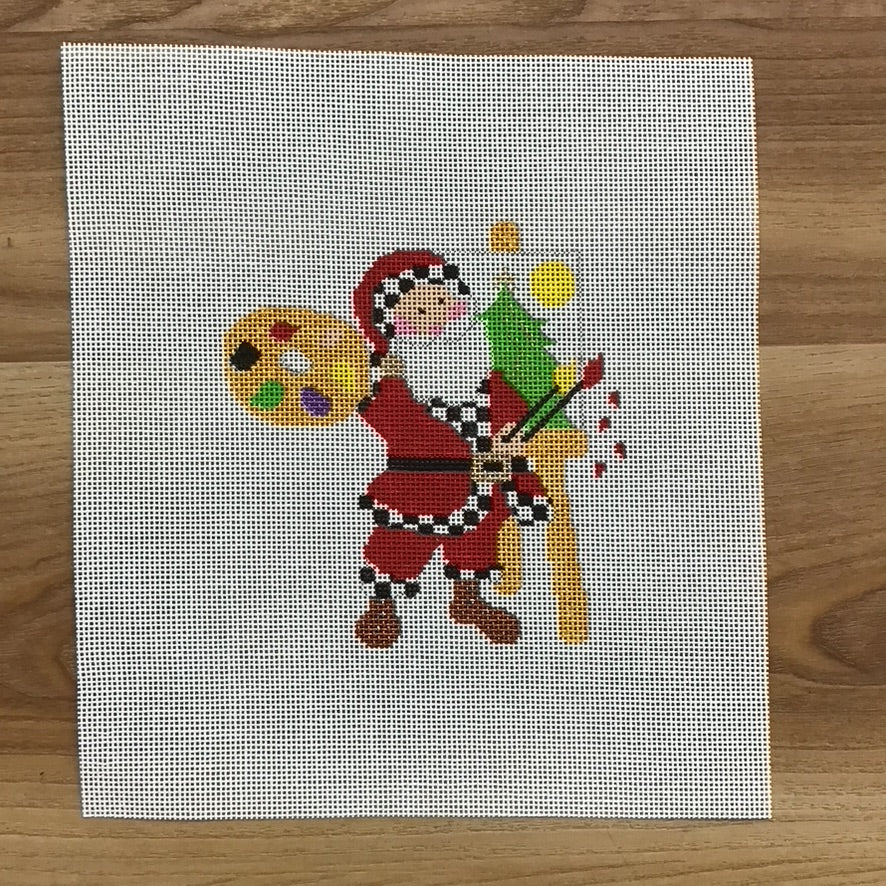 Picasso Santa Canvas
