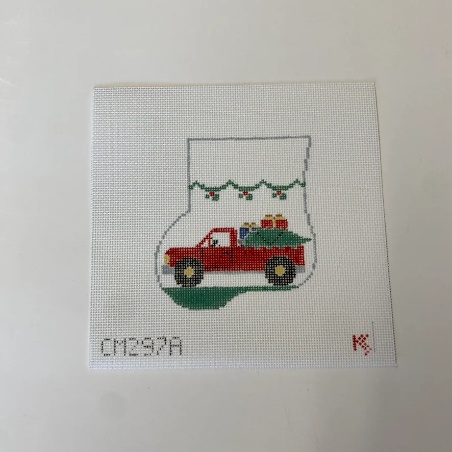 Pick Up Truck Mini Sock Canvas