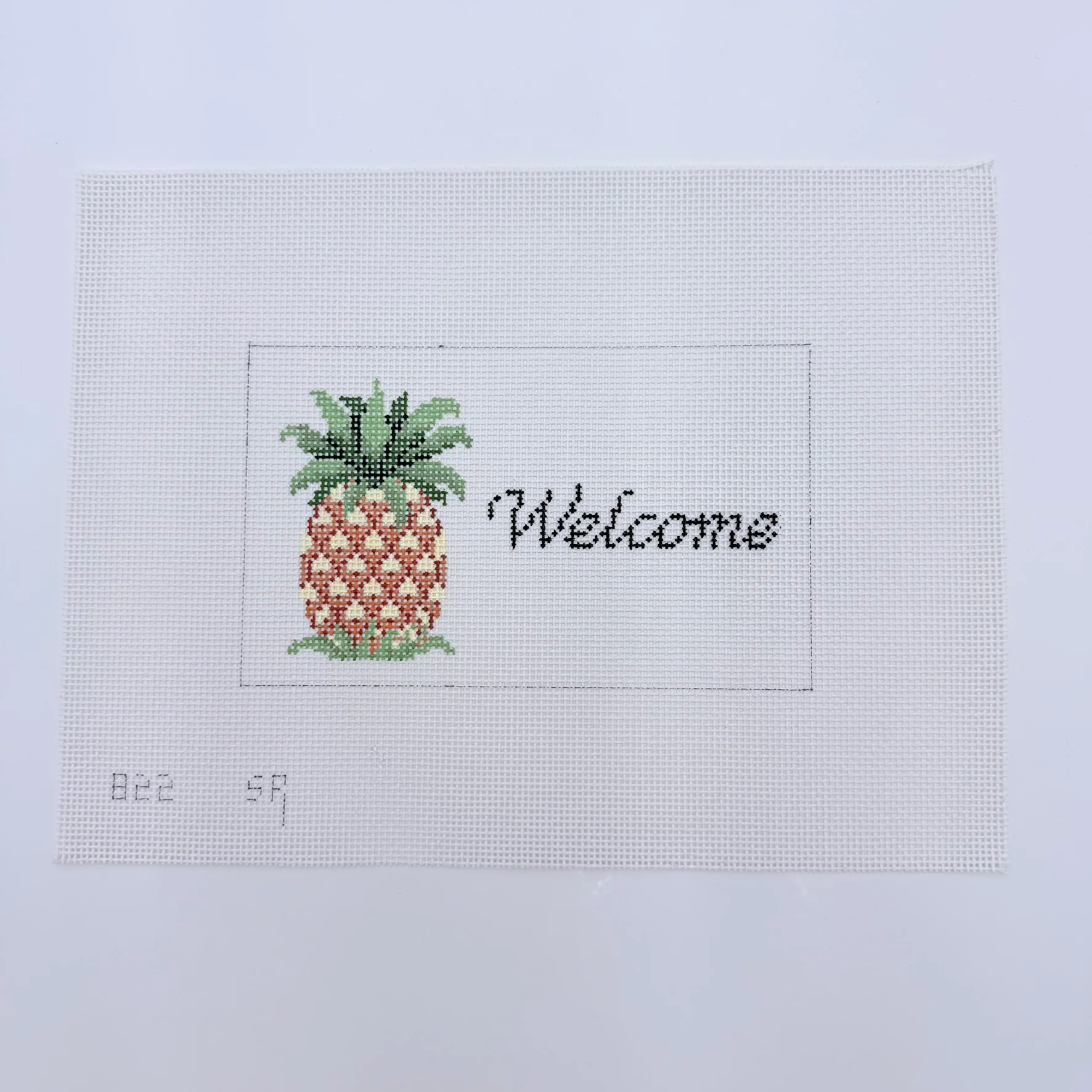 Pineapple Welcome Canvas
