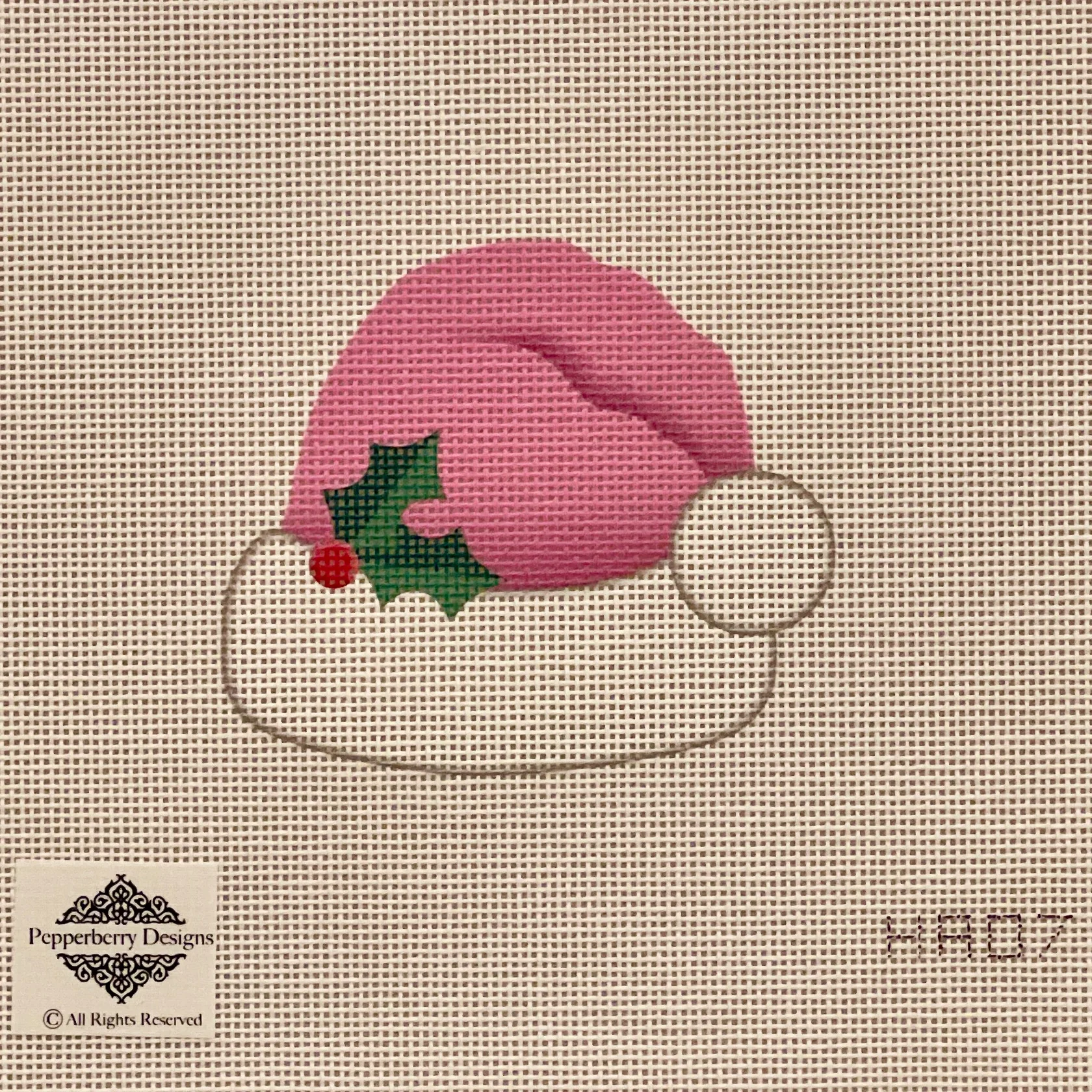 Pink Elf Hat Canvas