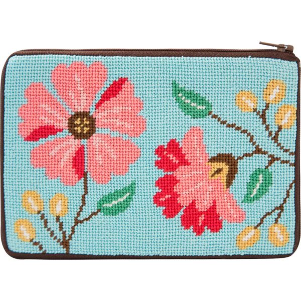 Pink Flowers Purse Kit