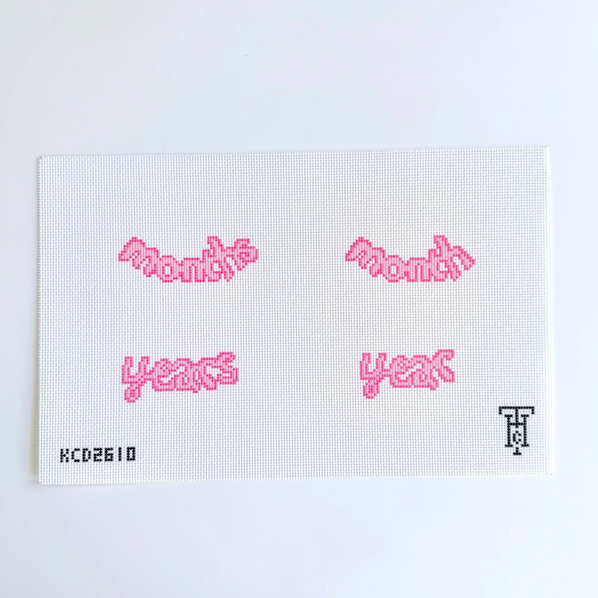 Pink Icing Milestone Canvas