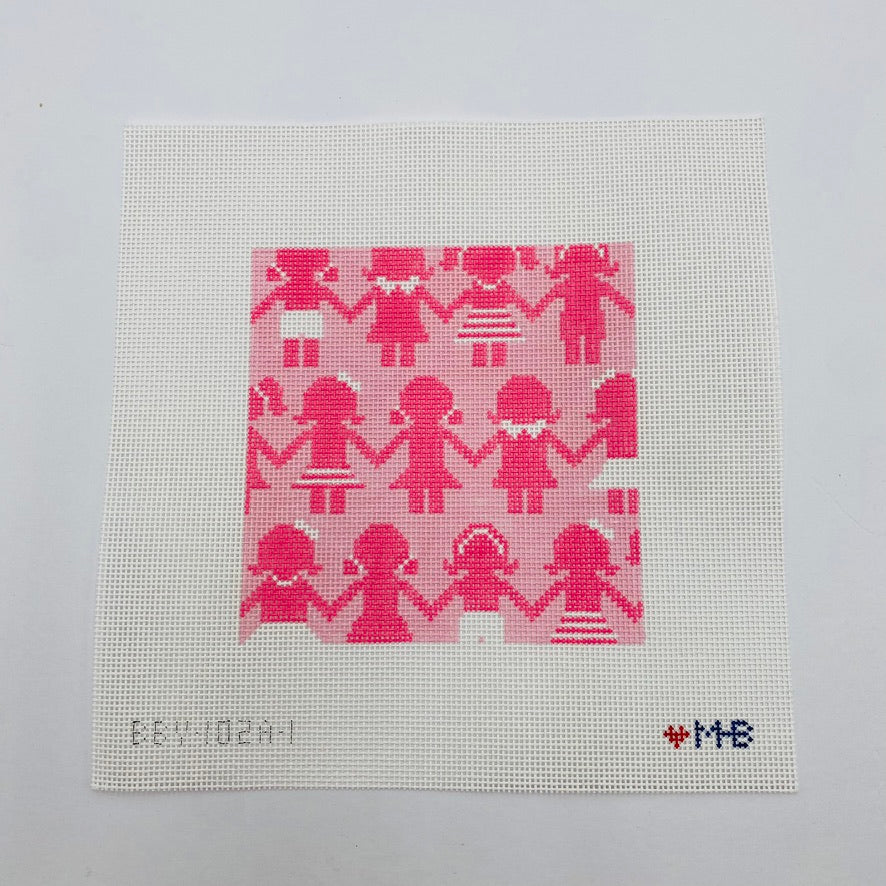 Pink Paper Dolls Canvas