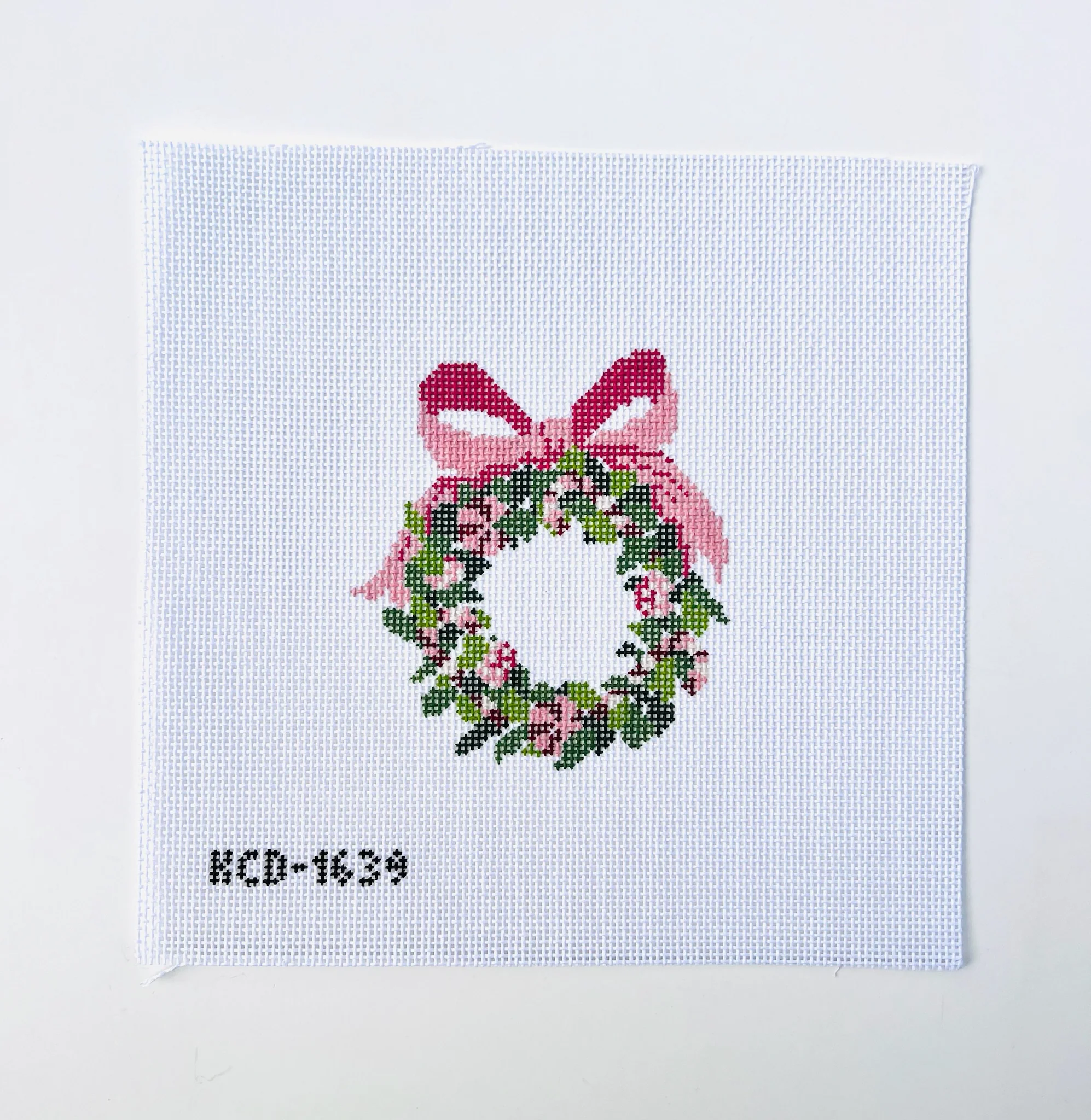 Pink Wreath with Candy Canvas
